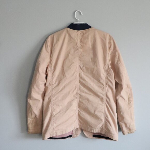 Scotch & Soda Mens Pink Sz L Buttoned Front Casual Lined Designer Bomber Jacket - Picture 3 of 12